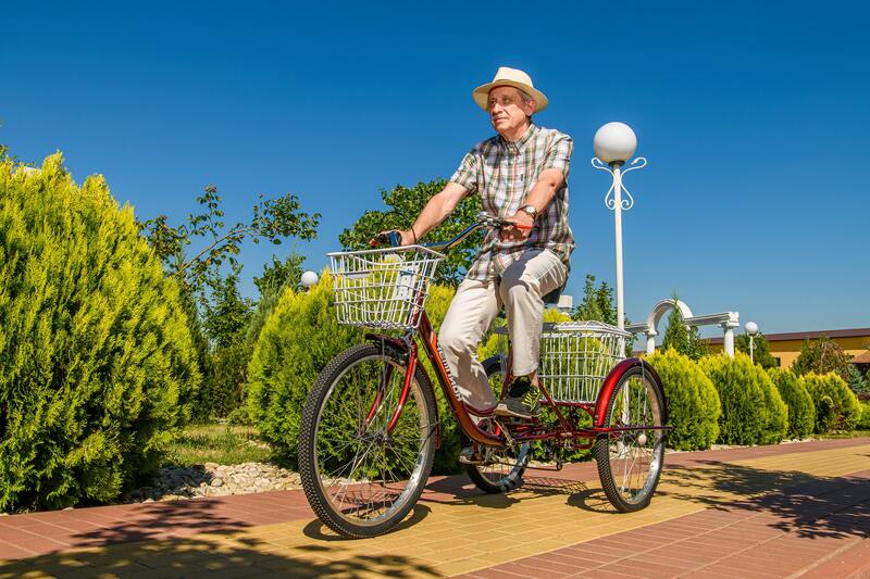 Велотовары и снаряжение для велотуризма - трехколесный велосипед для взрослых
